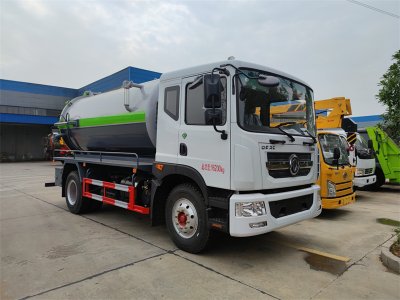 抽吸運(yùn)輸污水淤泥、糞便、沼液罐式車(chē)，國(guó)六排放吸污車(chē)抽吸快、適用面廣